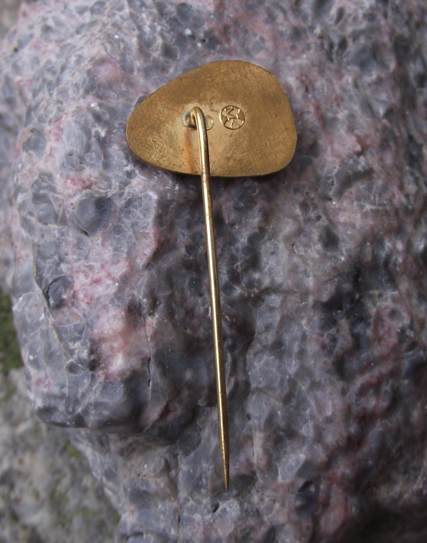 Vintage CSD Czech State Railways Central Region Map Train Rail Pin Badge - Badgecrazy