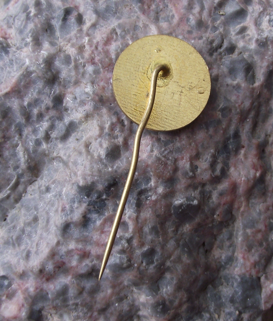 Vintage Czechoslovakia Railway Workers Trade Union Pin Badge