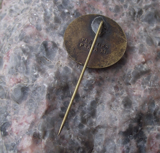 1938 Czechoslovakia Social Democratic Party 60th Anniversary Pin Badge - Badgecrazy