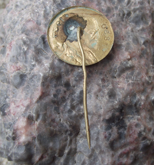 1937 Thomas Masaryk First President of Czechoslovakia TGM Political Pin Badge - Badgecrazy