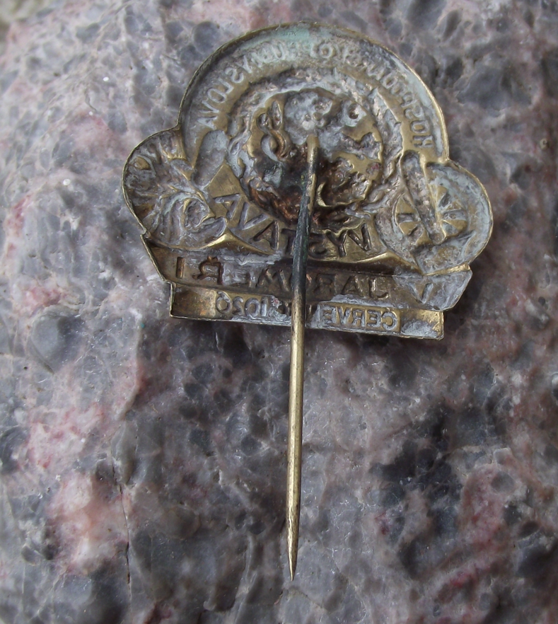 1926 Czechoslovakia International Trade Show Messe Pin Badge