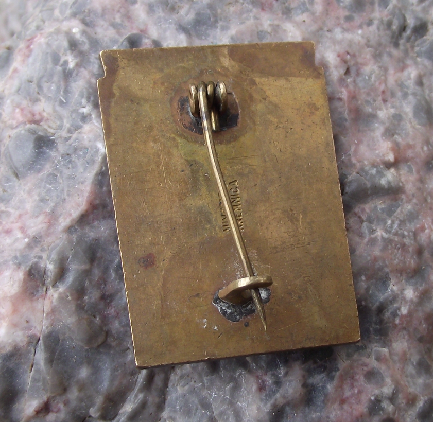 1937 Czechoslovakia National Socialist Party 40th Anniversary Pin Badge - Badgecrazy