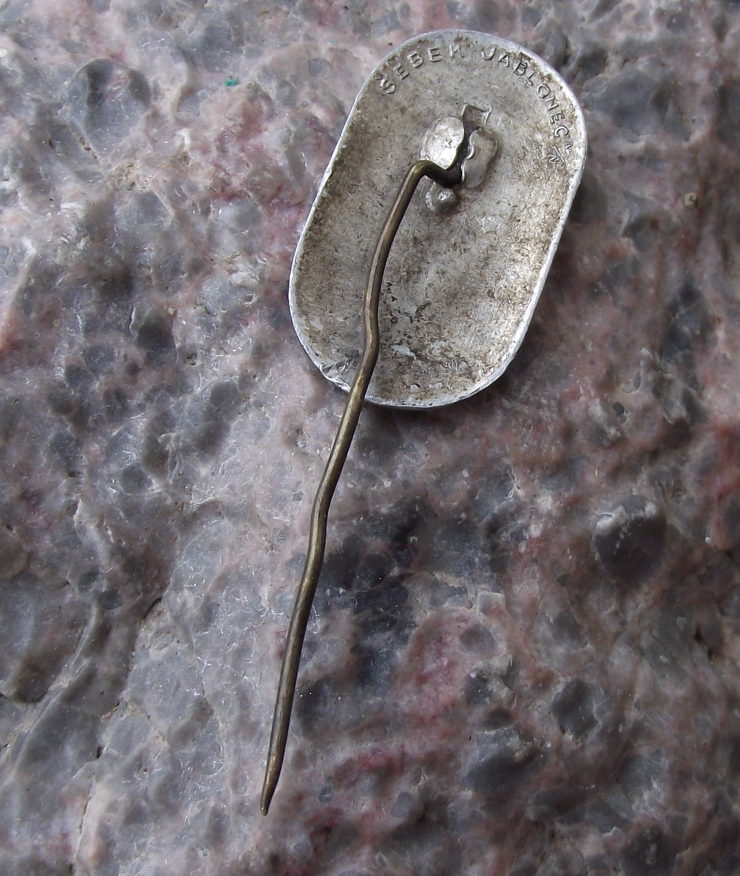 1948 Czech National Association of Revolution Military Anti Fascist Pin Badge - Badgecrazy