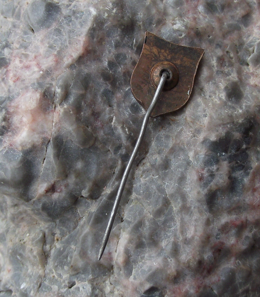 Vintage Szczecin Poland Heraldic Crest Small Polish Shield Pin Badge