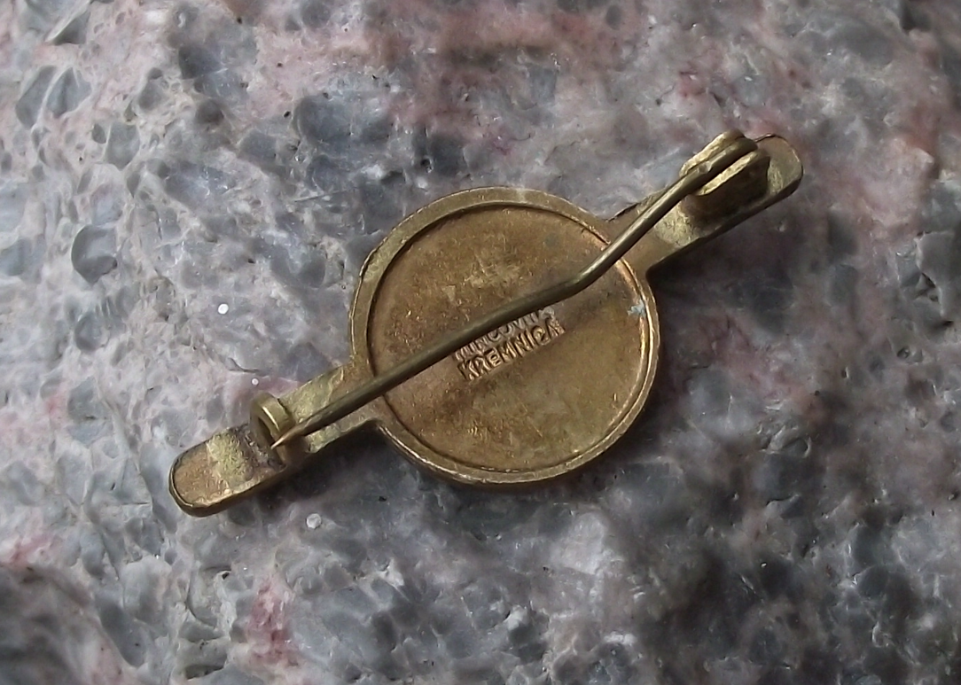 Vintage Czech National Social Party Socialist Political Clasp Brooch Pin Badge - Badgecrazy