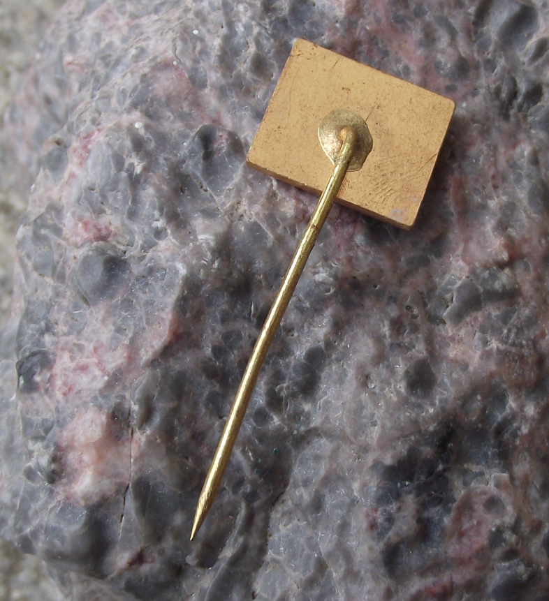 1975 Sellier and Bellot Czech Ammunition Maker 150th Anniversary Pin Badge