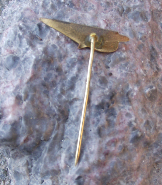 Vintage United Arab Airlines Red White Black Flag Eagle Pin Badge - Badgecrazy