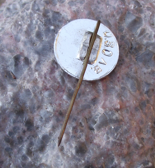 Vintage Georgi Dimitrov Bulgarian Communist General Secretary Circle Pin Badge - Badgecrazy