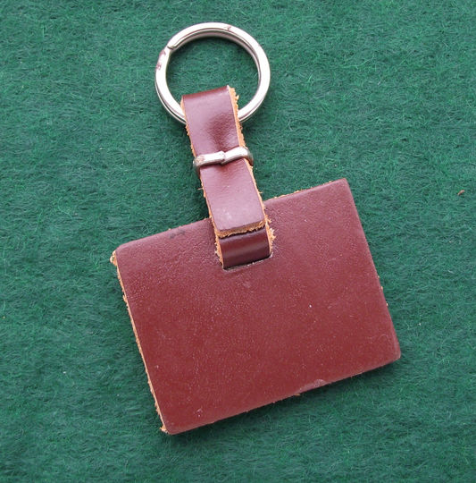 Vintage Czech Metro Underground Train Official M Logo Keychain Keyring - Badgecrazy