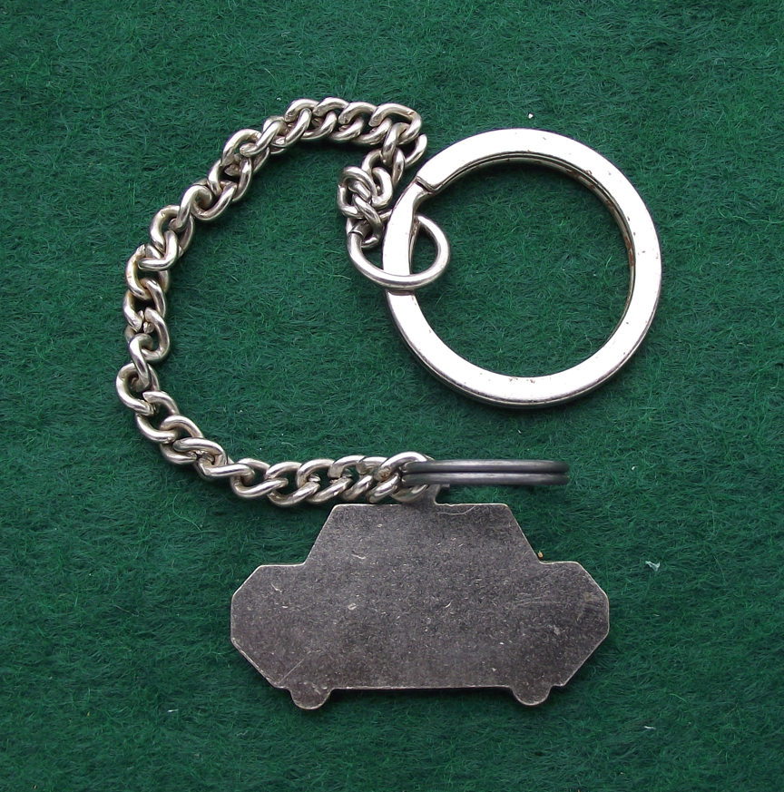 Vintage Mototechna Czechoslovak Car Parts Supplier Car Keychain Keyring - Badgecrazy
