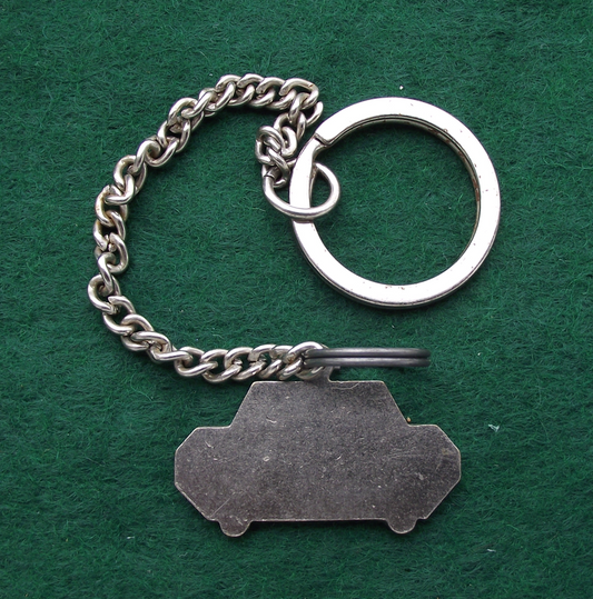 Vintage Mototechna Czechoslovak Car Parts Supplier Car Keychain Keyring - Badgecrazy