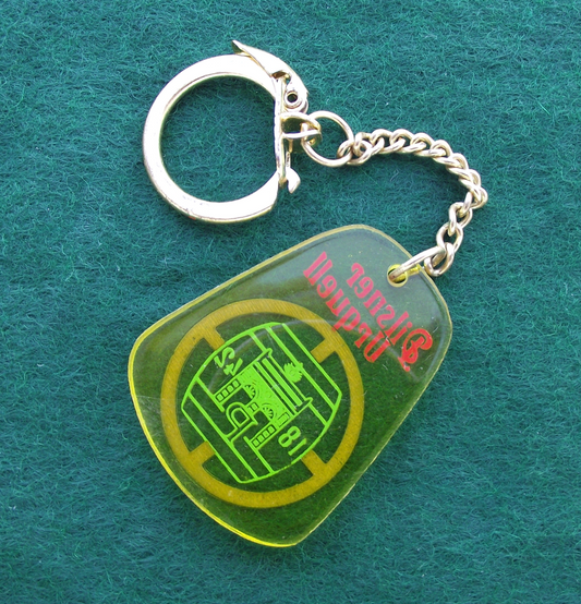 Vintage Pilsner Urquell 1842 Czech Pilsen Beer Brewery Keychain Keyring