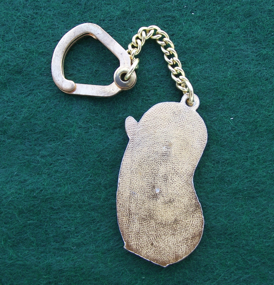 Vintage Krtek Mole Czech Cartoon Character Keychain Keyring