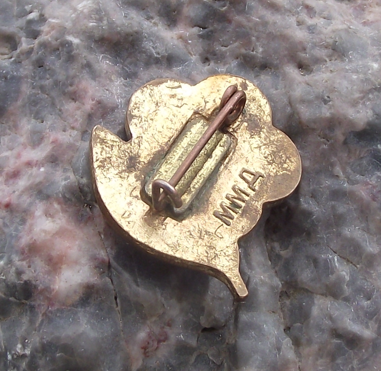 Vintage Russian WFDY World Youth Festival World Peace Flower Pin Badge - Badgecrazy