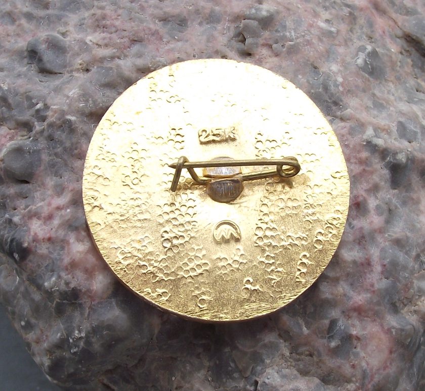 1985 WFDY World Youth Festival Moscow Soviet Union Open Hands Pin Badge