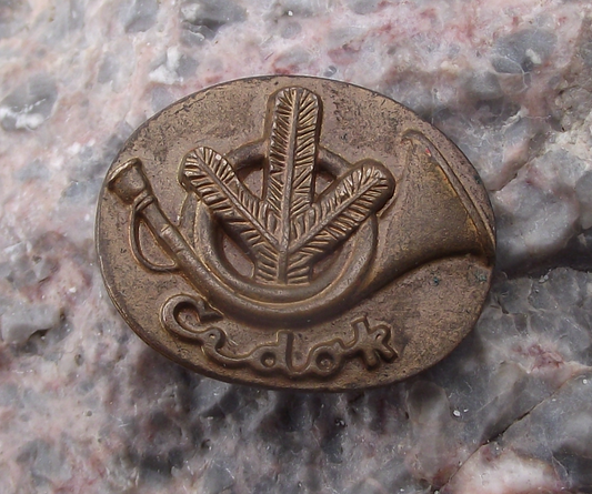 Vintage Hunting Trip Hunters Horn Pipe Cedok Pine Twig Czech Hunt Pin Badge
