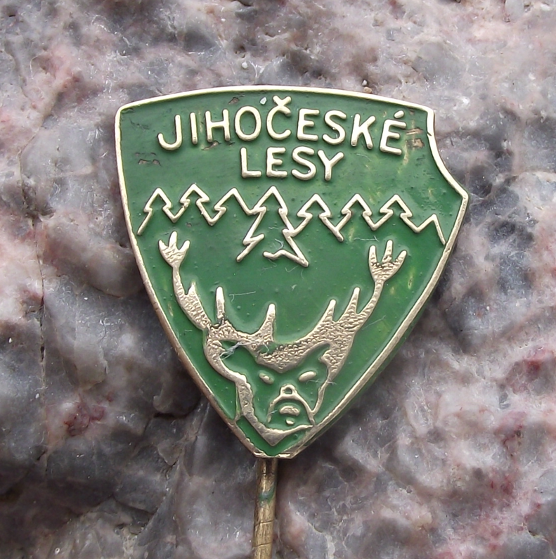 Vintage Southern Czech Forestry Commission Bohemia Hunters Stag Pin Badge - Badgecrazy