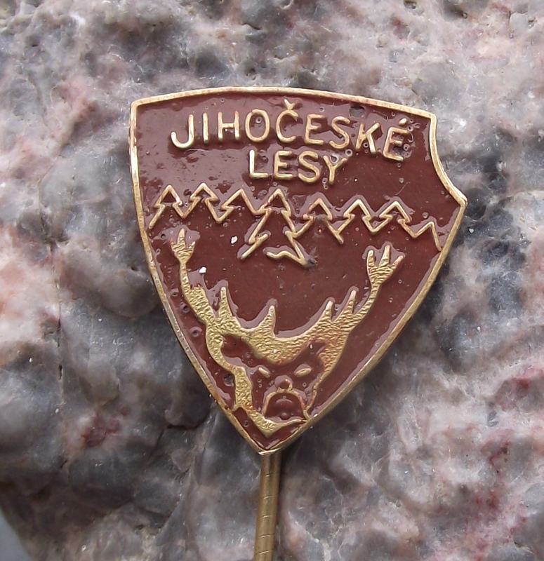Vintage Southern Czech Forestry Commission Bohemia Hunters Stag Pin Badge - Badgecrazy