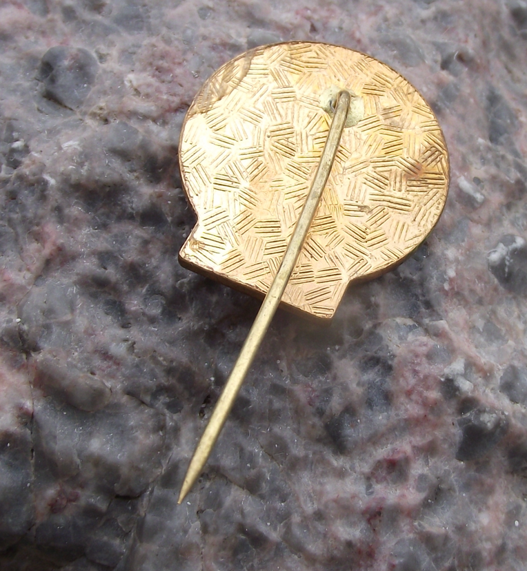 Vintage Czech Hunting Association CMS Interlov Prague Hare Pin Badge