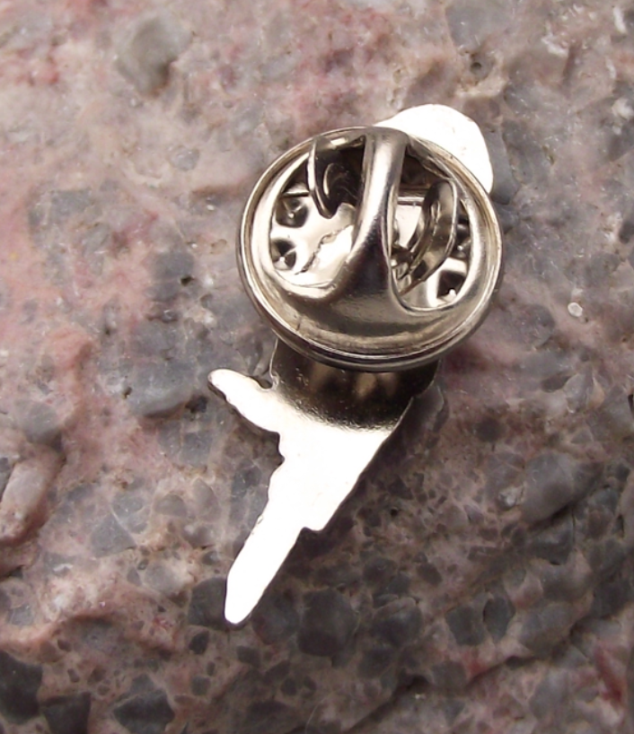 Goshawk Hawk Europe Bird of Prey Brooch Raptor Pin Badge