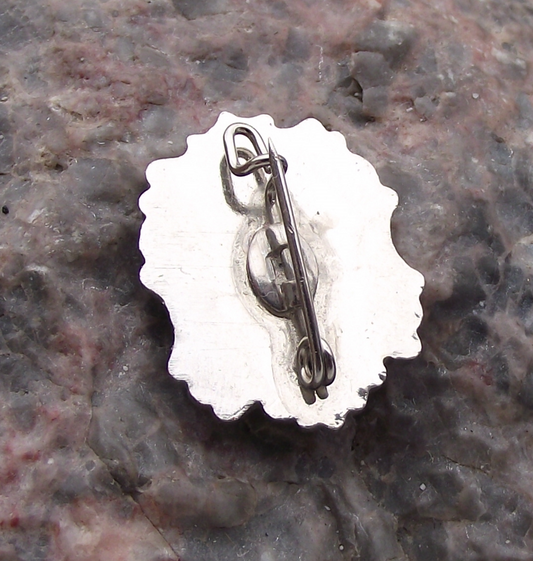 Vintage Austria Kleinwalsertal Alps Mountain Village Coat of Arms Pin Badge