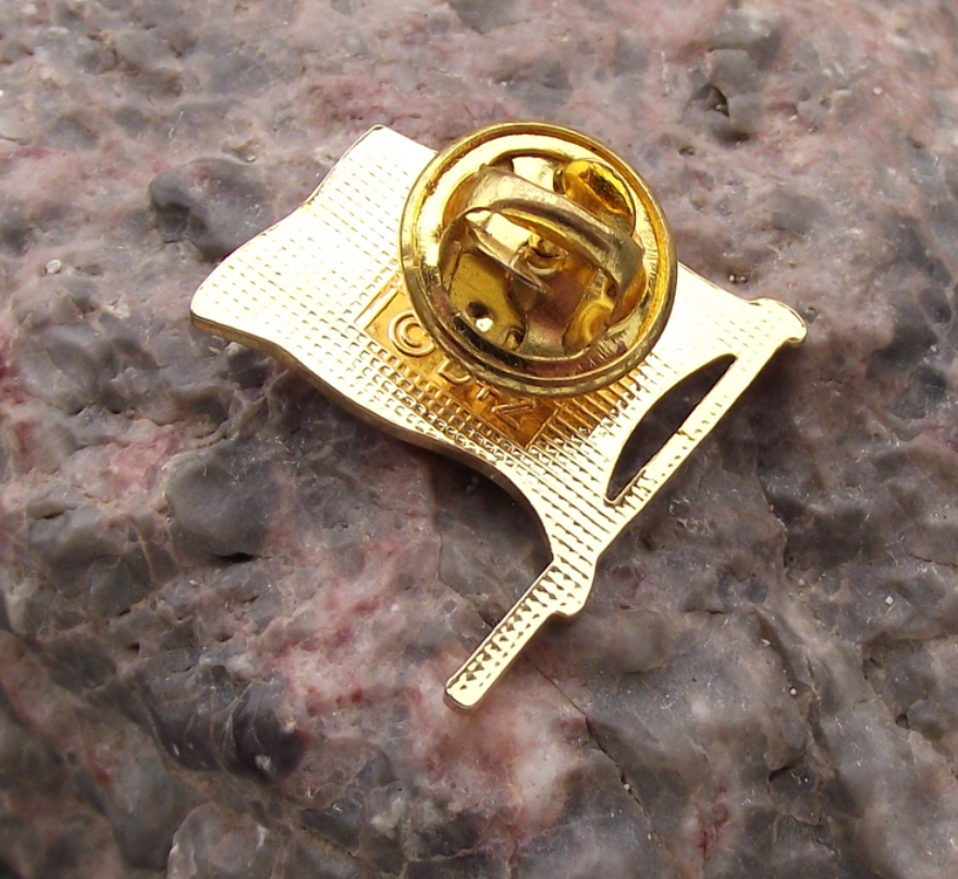 Vintage Austria Austrian Black Eagle Flag Heraldic Crest Flag Pin Badge - Badgecrazy