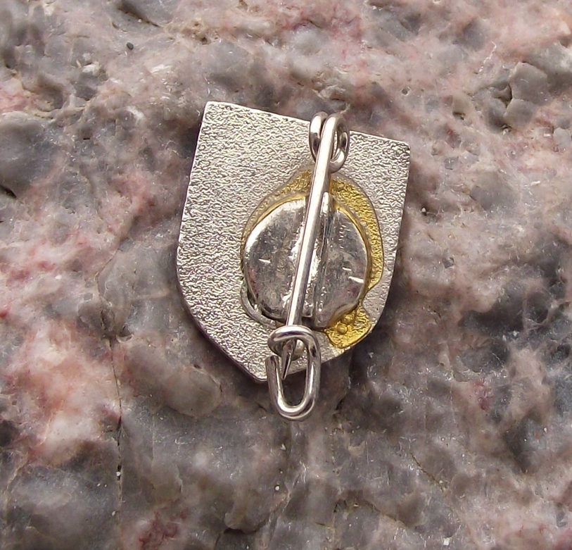 Vintage Germany Nebelhorn Alps Mountain 2224m metres Climbing Pin Badge - Badgecrazy