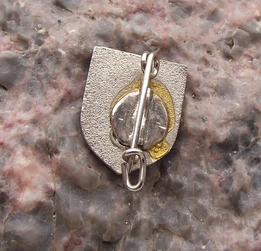 Vintage Germany Nebelhorn Alps Mountain 2224m metres Climbing Pin Badge - Badgecrazy