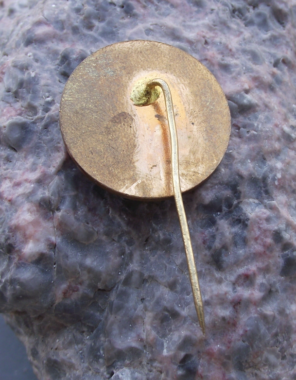 1976 Czechoslovakia All State Hunting Trophy Exhibition Roaring Stag Pin Badge