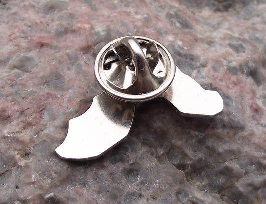 American Flying Brown Horseshoe Bat with Long Ears & Flat Pig Nose Tie Pin Badge - Badgecrazy
