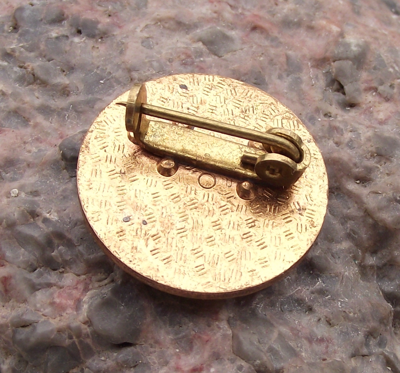 Vintage Ethiopia Communist Party Revolutionary Motherland or Death Pin Badge - Badgecrazy