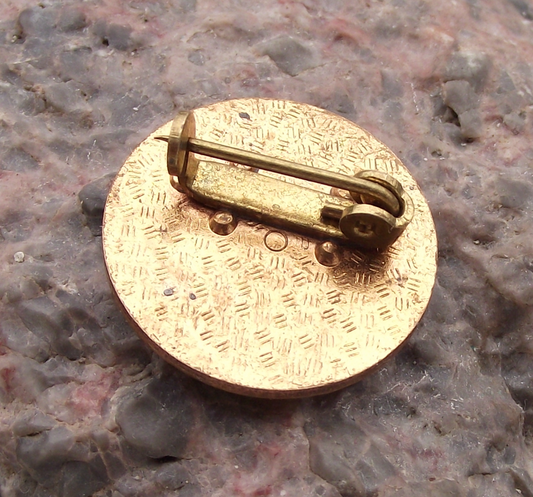 Vintage Ethiopia Communist Party Revolutionary Motherland or Death Pin Badge - Badgecrazy