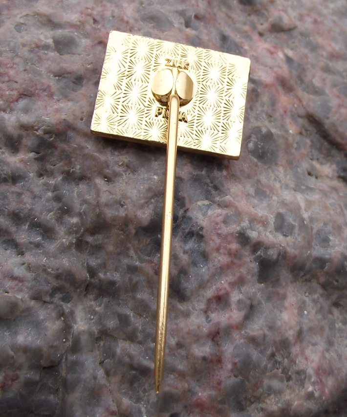 Vintage Czech CSSR Hunting Association Mouflon Deer Hunters Pin Badge