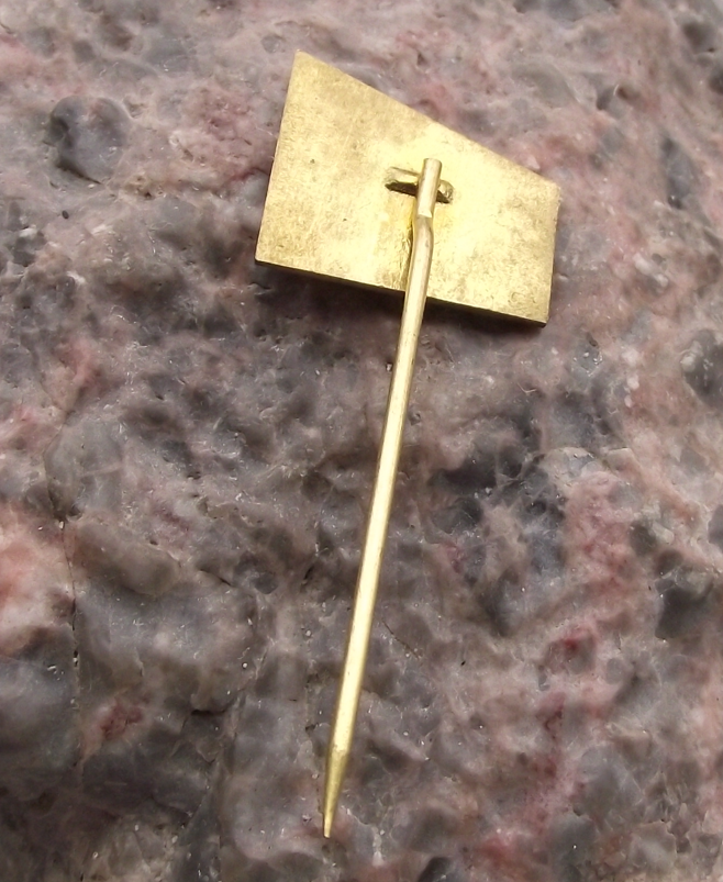 Vintage Czech Hunting Association CMS Topolcany State Forestry Stag Pin Badge