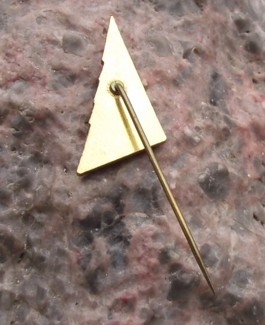 Vintage Czech Hunting Association CMS LZ Rumburk Deer Stag Pin Badge