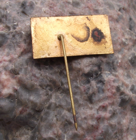 Vintage Black Eagle West Germany Football Association Flag Pin Badge - Badgecrazy