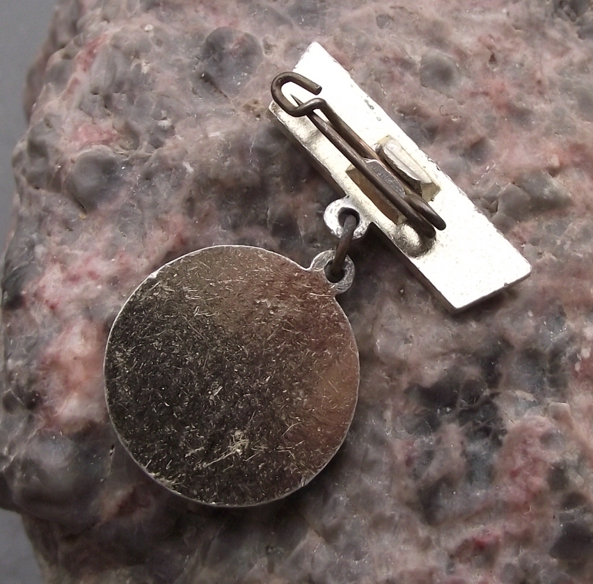 1959 FDJ Freie Deutsche Jugend East German Youth 6th Parliament Pin Badge