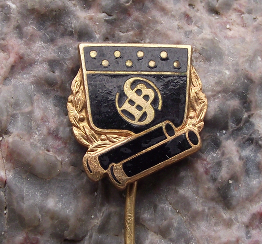 Vintage Sellier and Bellot Czech Ammunition Maker Large Logo Pin Badge