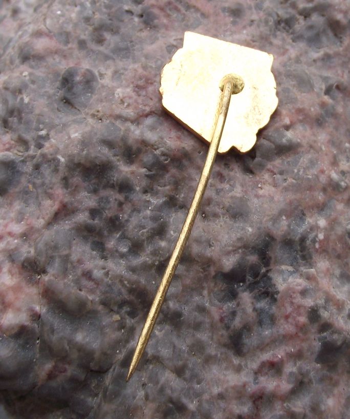 Vintage Sellier and Bellot Czech Ammunition Maker Large Logo Pin Badge - Badgecrazy