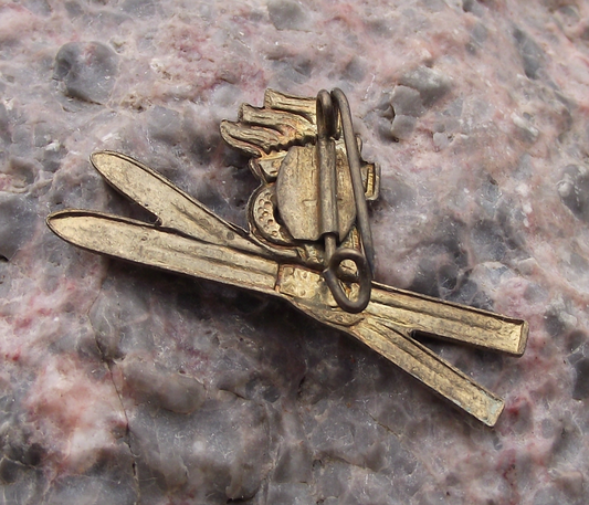 Vintage Thalmann Pioneer East Germany GDR Youth DDR Skiing Pin Badge - Badgecrazy