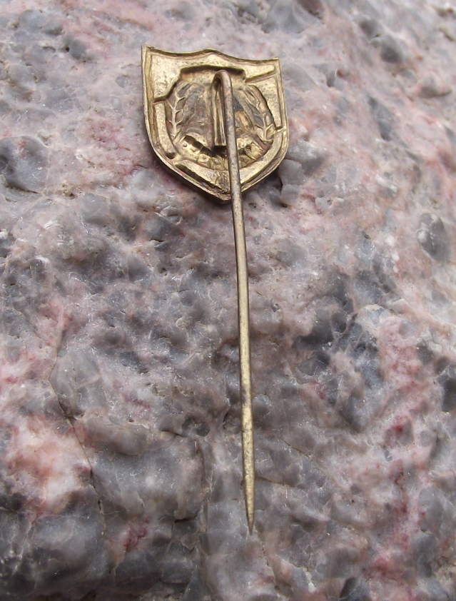 1959 NAW Nationales Aufbauwerk East German Voluntary Work DDR GDR Pin Badge - Badgecrazy