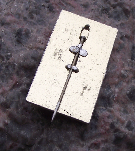 1967 German DDR GDR 18th Anniversary East Germany Flag Pin Badge - Badgecrazy