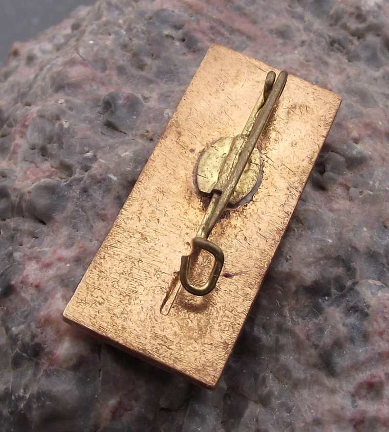 1965 MM Leipzig Messe East German Trade Fair DDR GDR Logo Pin Badge - Badgecrazy