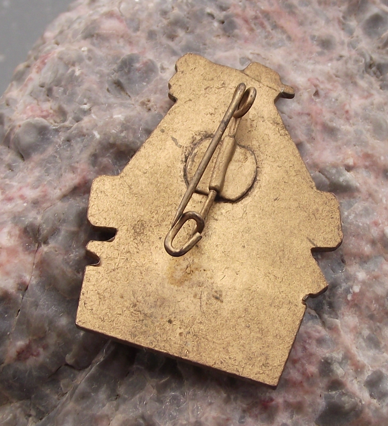 Vintage MM Leipzig Messe East German Trade Fair DDR GDR Pin Badge - Badgecrazy