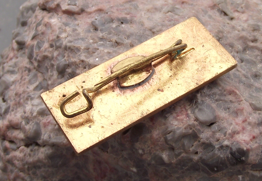 1966 MM Leipzig Messe East German Trade Fair DDR GDR Logo Pin Badge - Badgecrazy