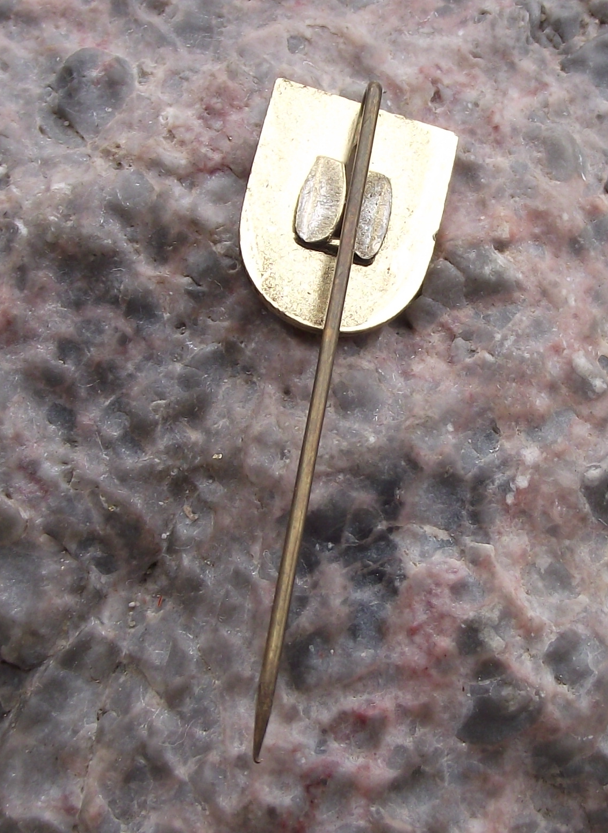 Vintage Dresden East Germany DDR Coat of Arms Heraldic Crest Pin Badge - Badgecrazy