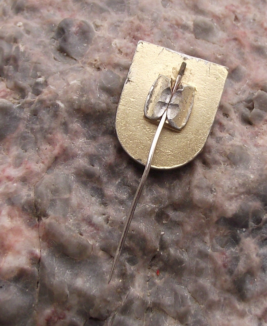 Vintage Erfurt East German DDR Heraldic Crest Coat of Arms Pin Badge - Badgecrazy