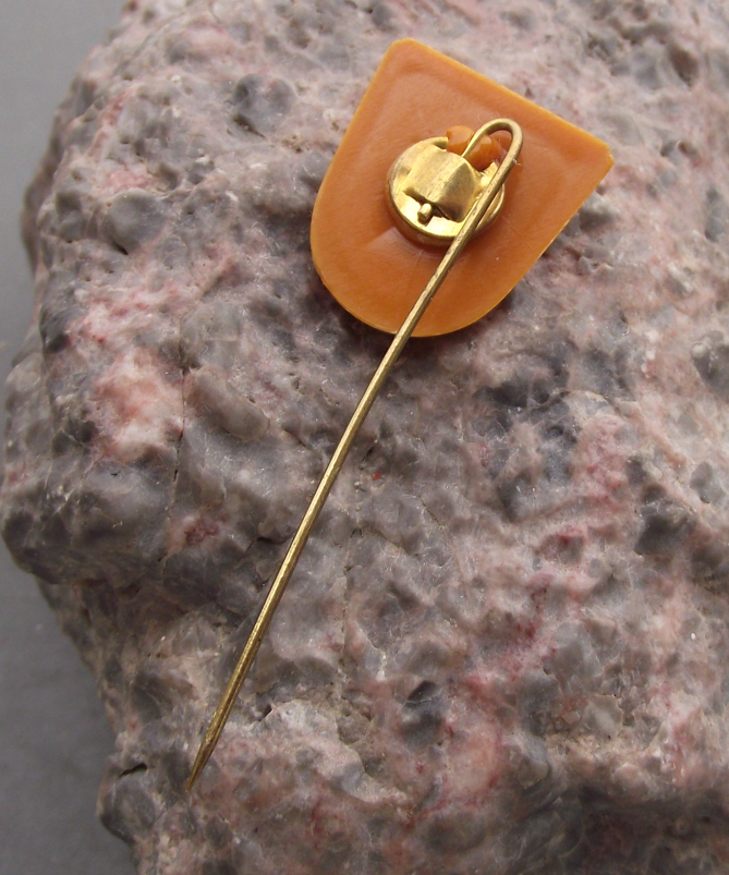 Vintage Eisenach East Germany DDR Coat of Arms Heraldic Crest Pin Badge - Badgecrazy