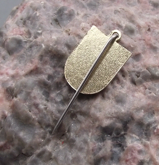 Vintage Sassnitz East German DDR Heraldic Crest Chain Pendant - Badgecrazy