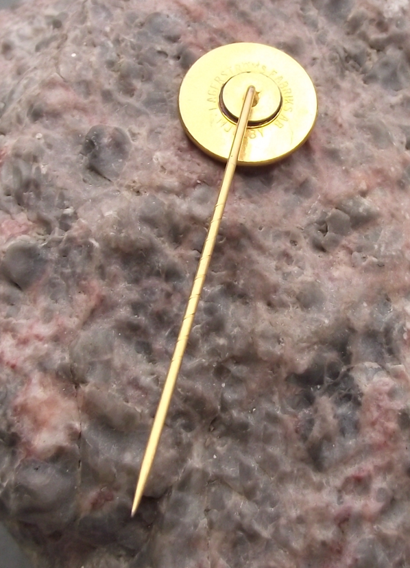 Vintage SKF Swedish Sweden Ball Bearings Engineering Company Pin Badge - Badgecrazy